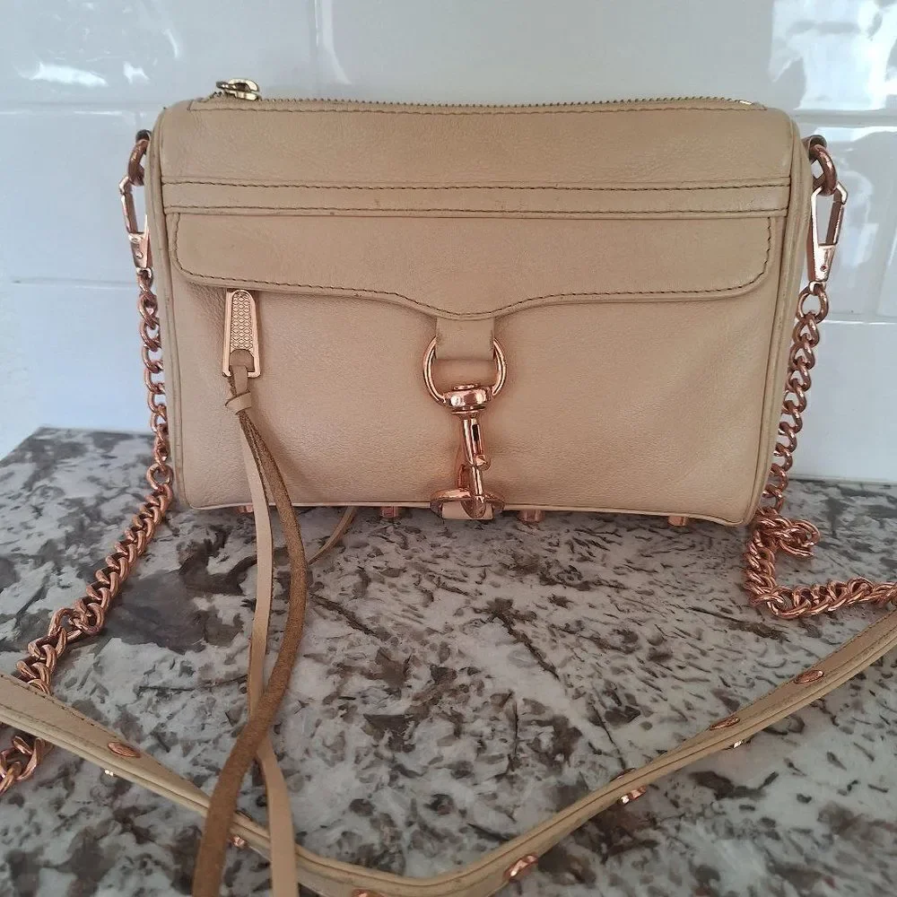 ‎Rebecca Minkoff cream crossbody